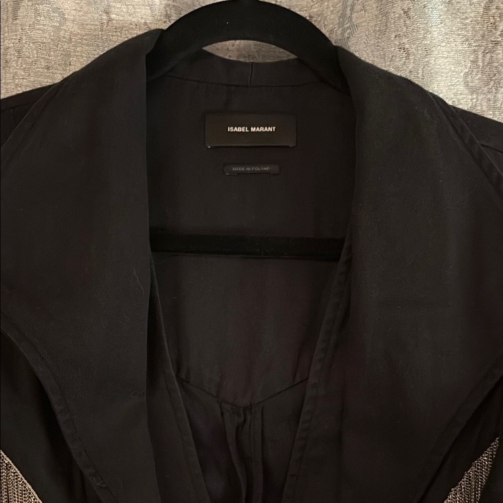 Isabel Marant Black Vest with Fringe Detail - Picture 11 of 15